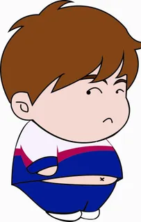 可爱的小胖子图片
