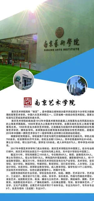 南京艺术学院展板图片