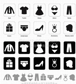 衣服图标图片