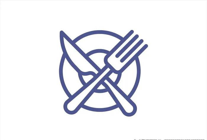 西餐图标图片cdr矢量模版下载