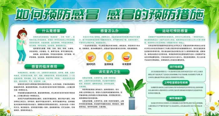 预防感冒图片