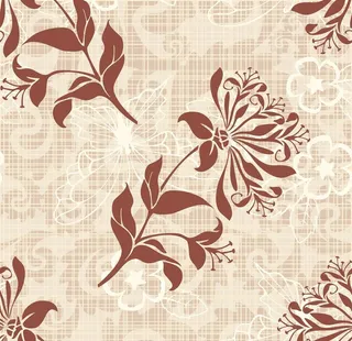 金银花矢量图图片