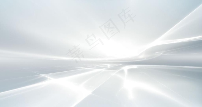 银白色光效背景