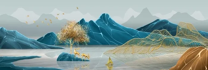 意境山水图片(11220x4134)