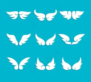 翅膀矢量素材图片
