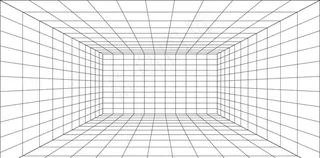 空间透视网格线图片