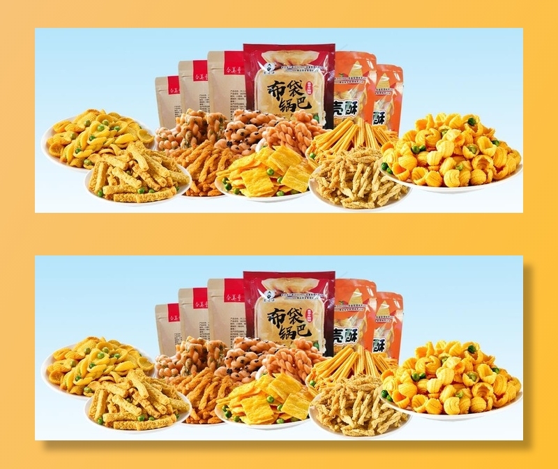 零食图片psd模版下载