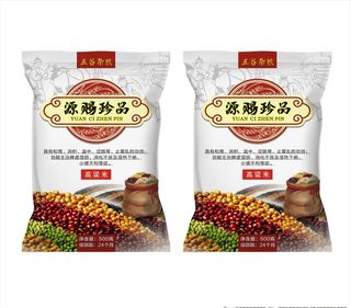 农产品包装袋设计效果图图片