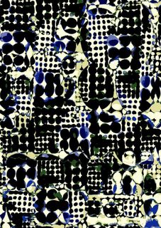 黑色抽象圆点图片