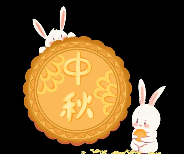 卡通中秋月饼图片