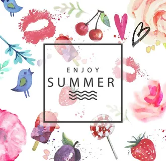 森系元素背景图片