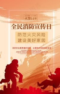 119消防安全海报图片