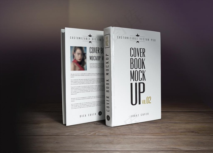 精装画册样机图片