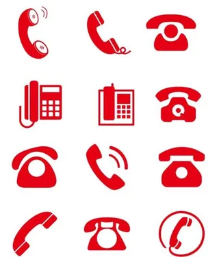 矢量电话标志 图片