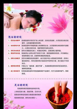 足浴按摩海报图片