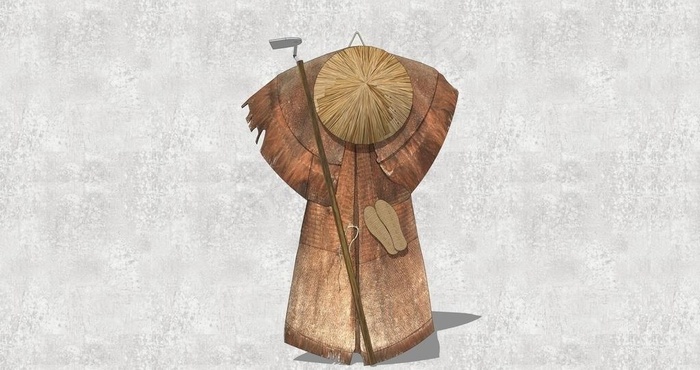 蓑衣斗笠图片