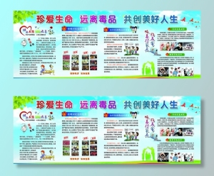 禁毒宣传展板图片