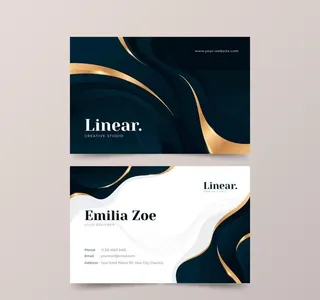 商务质感名片图片