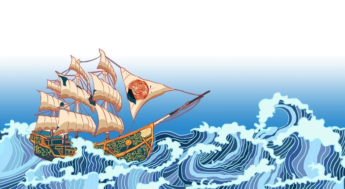 乘风破浪图片(1920x1112)psd模版下载