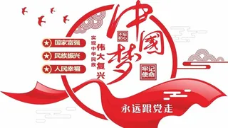 党建中国梦文化墙图片