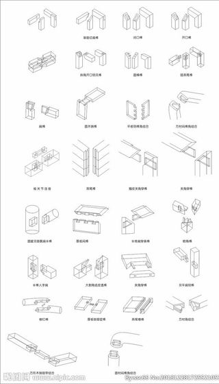 榫卯图片