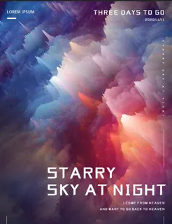 3D星空海报图片 3D星空海报图片