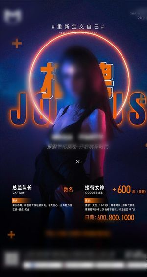 酒吧招聘 夜店招聘 海报设计图片