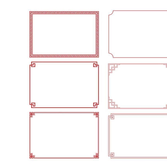 中式边框图片