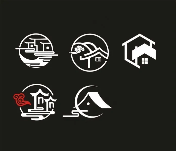 民宿LOGO图标图片cdr矢量模版下载