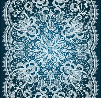 花朵与蕾丝底纹图片