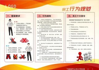 员工行为规范图片