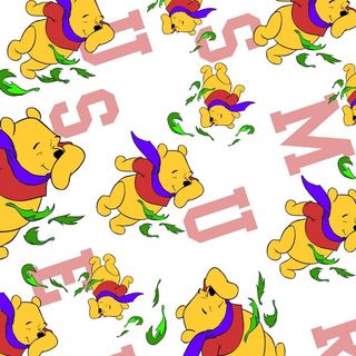 维尼熊儿童产品印花图片