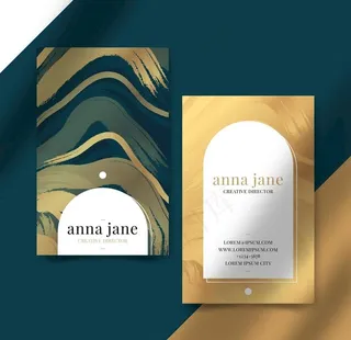 高端大气抽象艺术邀请函设计图片