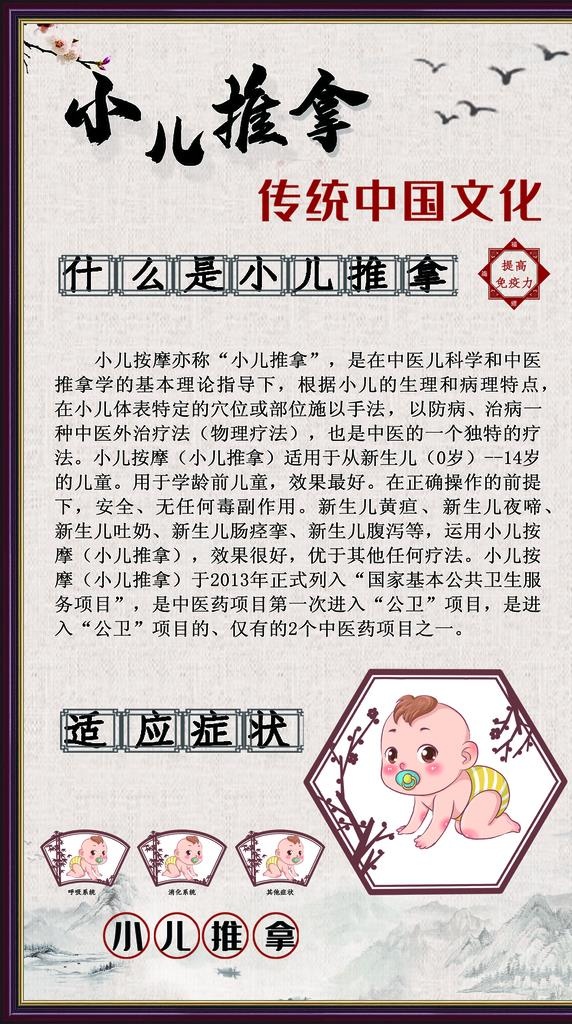小儿推拿图片(2323x3937)psd模版下载