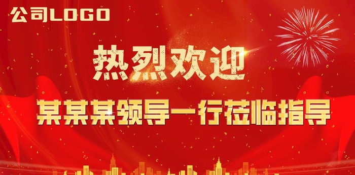 热烈欢迎领导莅临指导图片