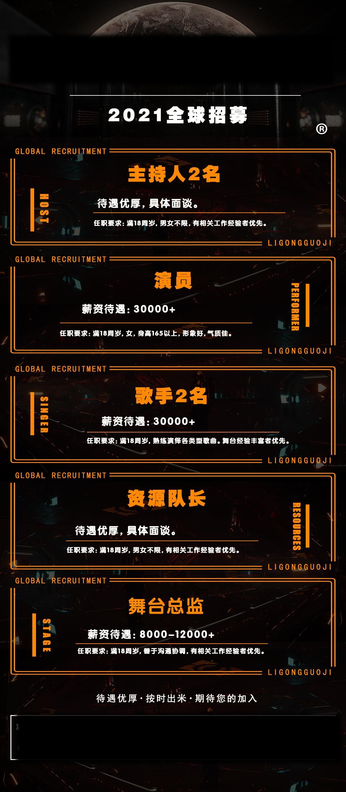 酒吧招聘海报图片(1125x2573)psd模版下载