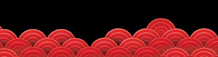 鱼鳞纹图片(1500x440)psd模版下载