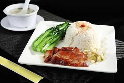 蜜汁叉烧饭图片