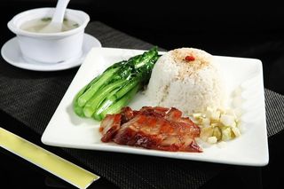 蜜汁叉烧饭图片