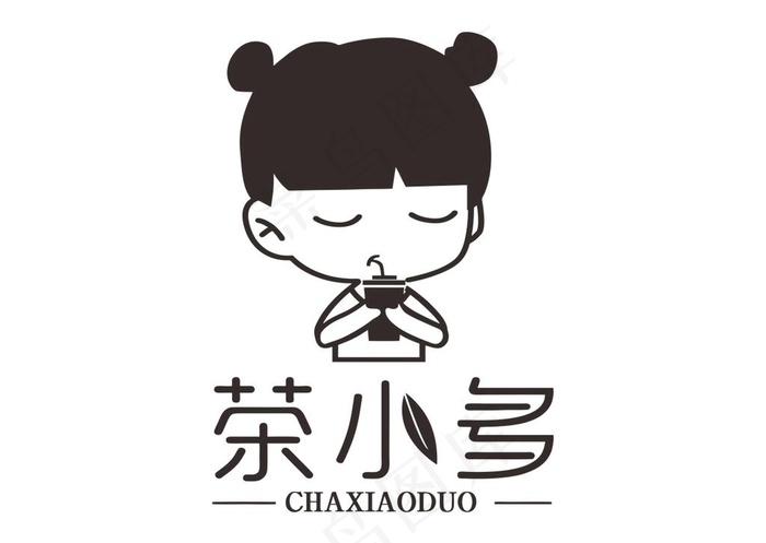 茶小多图片ai矢量模版下载
