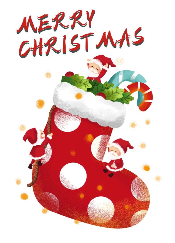 圣诞节插画图片