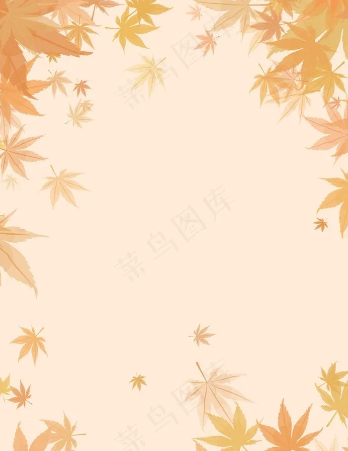 秋天枫叶背景图片(1024x1369)psd模版下载