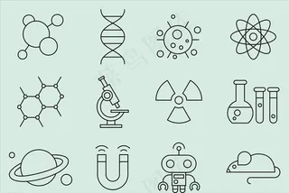 科学图标图片
