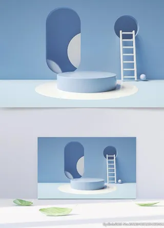 浪漫立体场景图片