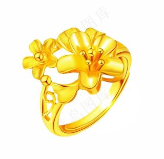 金戒指免抠素材图片