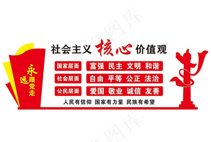*核心价值观图片cdr矢量模版下载