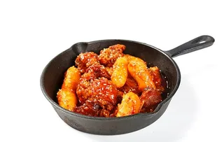 韩式炸鸡年糕图片