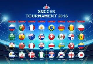 2018世界杯,足球世界杯,参赛国家国旗,