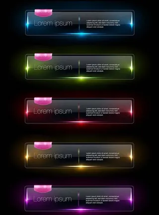 玻璃质感水晶按钮图片