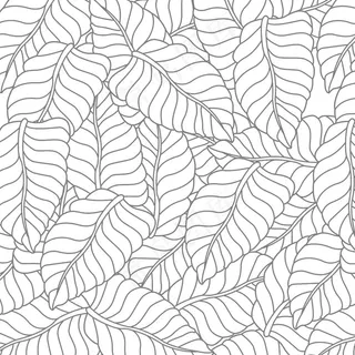 树叶底纹叶子无缝背景矢量素材图片